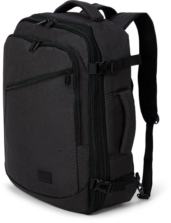 TRVLMORE Reisetasche - 40L Rucksack - Handgepäck - Spritzwassergeschützt - Rucksack - Wochenendtasche - Damen und Herren - Anthrazit