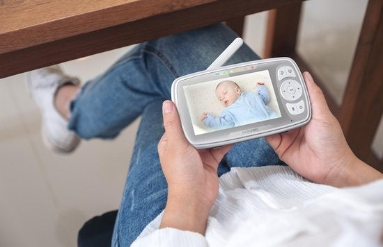 Motorola EASE44 Connect - Wi-Fi-Babyphone mit Kamera und App - HD-Video-Streaming - Viele Funktionen