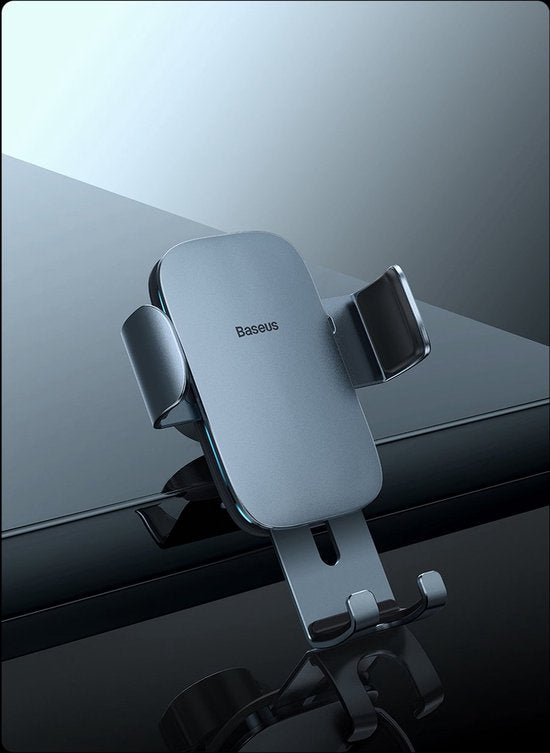 Baseus - Easy Control Clamp - Verstellbare Telefonhalterung für Rund - Lüftungsgitter - Grau