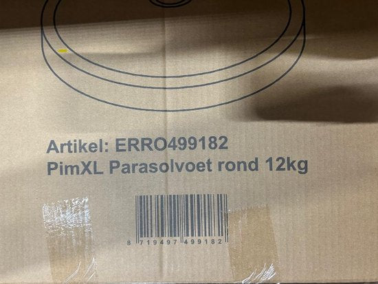 PimXL Sonnenschirmständer rund - Ø44,5 cm - massiv - 12kg