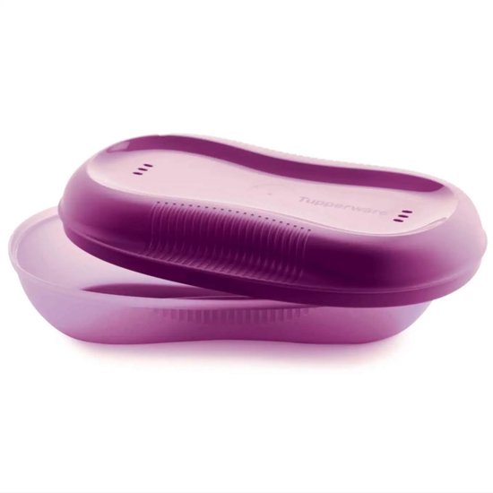 Tupperware-Omelett-Zubereiter für die Mikrowelle – Fettfreies Kochen – Spülmaschinenfest