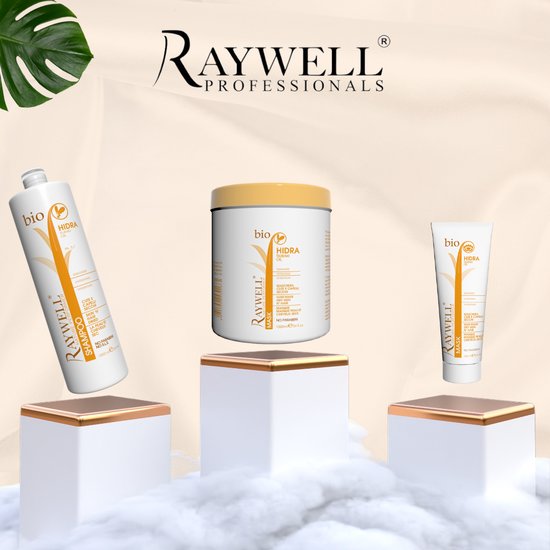 Raywell Hidra - Haarmaske - Haarmaske für geschädigtes Haar - Haarmaske für trockenes Haar - ohne Parabene - für trockenes Haar und Kopfhaut - 1000 ml