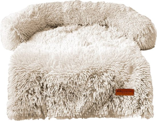 Von Cee Cee - Original Hundedeckenbank - Hundedeckenbank - Hundekorb - Premium - komplett abnehmbar - Beige - Größe M - 90x90