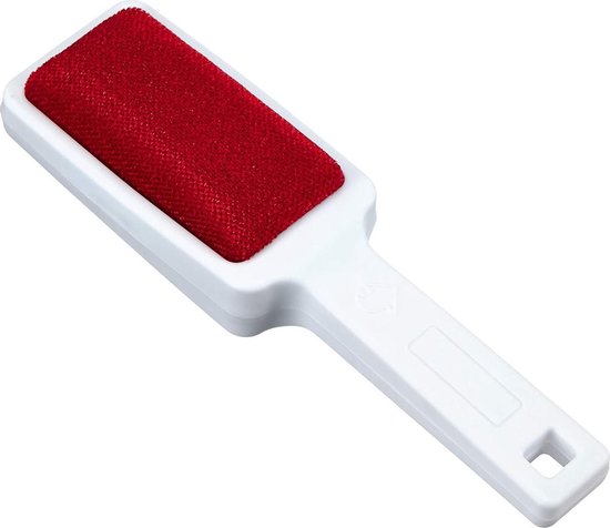 Wenko Textilbürste 21,5 cm, Polypropylen, weiß/rot