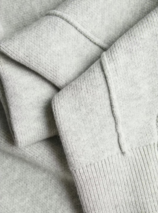 Jack & Jones Max Knit Crew Pullover - Hellgrau Melange - XL