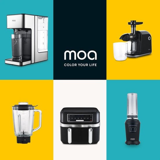 MOA Extra Glaskrug für Blender - Starker Mixbehälter - Geeignet für den Mini Blender MB10 - 900ml - MBJ10