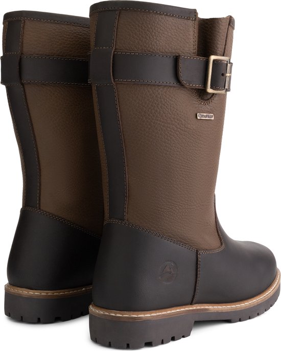 Travelin' Finnmark - Wasserdichter Damenstiefel - Mit Wolle gefüttert - Dunkelbraun - Größe 42