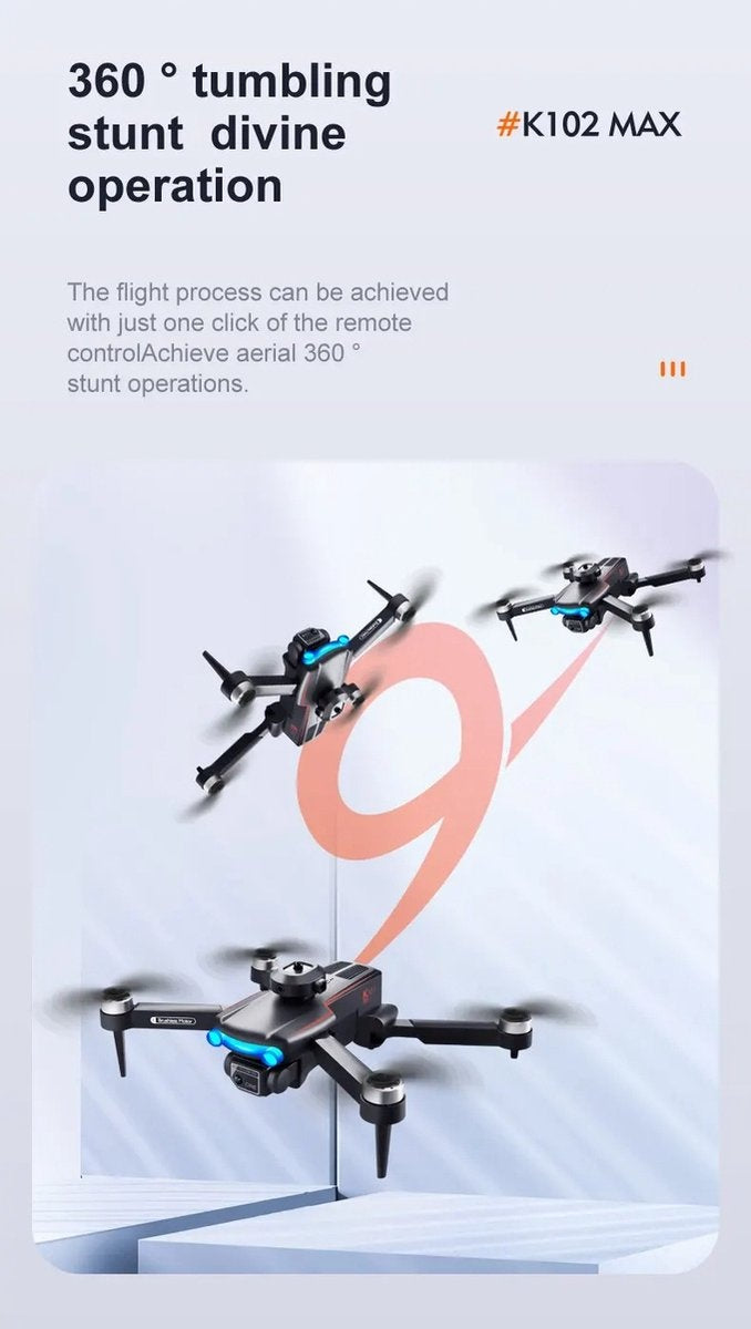 PuroTech Quad-Drohne Full HD 4K Kamera - 45 Minuten Flugzeit - Hindernisvermeidung - Inklusive 3 Batterien - Kein Flugschein erforderlich - Geeignet für Kinder / Erwachsene - Geschenk Weihnachten & Nikolaus