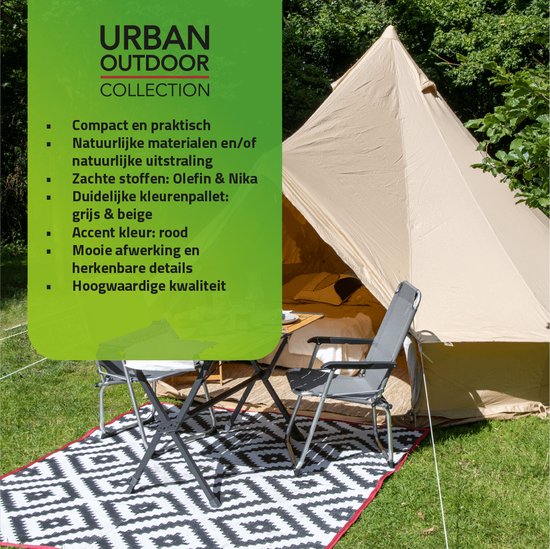 Bo-Camp - Urban Outdoor - Relaxsessel - Bloomsbury Comfort - Grau