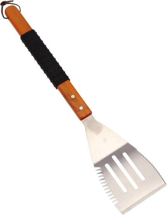 Grillspatel mit Kunststoffgriff aus Edelstahl 47 cm - Bratspatel - Backspatel