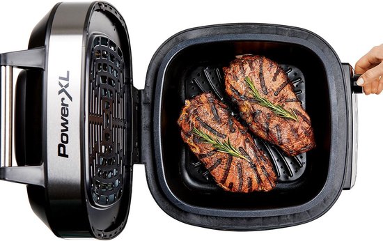 Power XL Multicooker – 12-in-1-Kochgerät mit AirFryer-Funktion – zum Frittieren, Kochen, Braten und als Elektrogrill – Versandhandelsausgabe