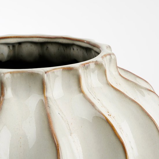 Mica Decorations Altea Vase - H35 x Ø33 cm - Keramik - Off White