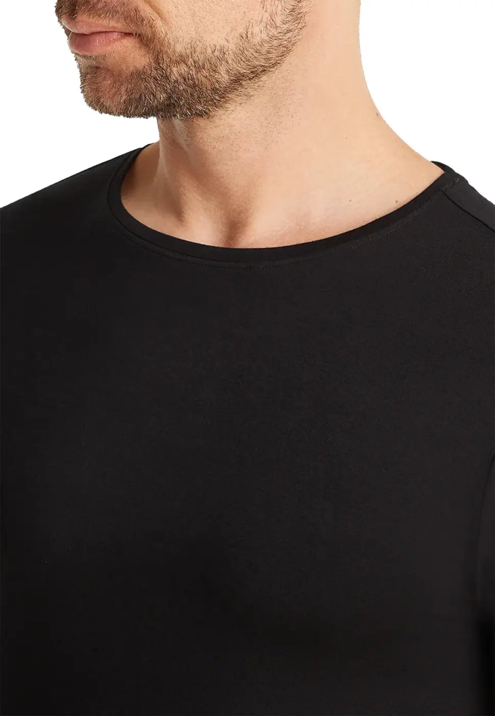 3x Ten Cate - Bamboo Basic Herren T-Shirt - Rundhalsausschnitt - Schwarz - Größe S