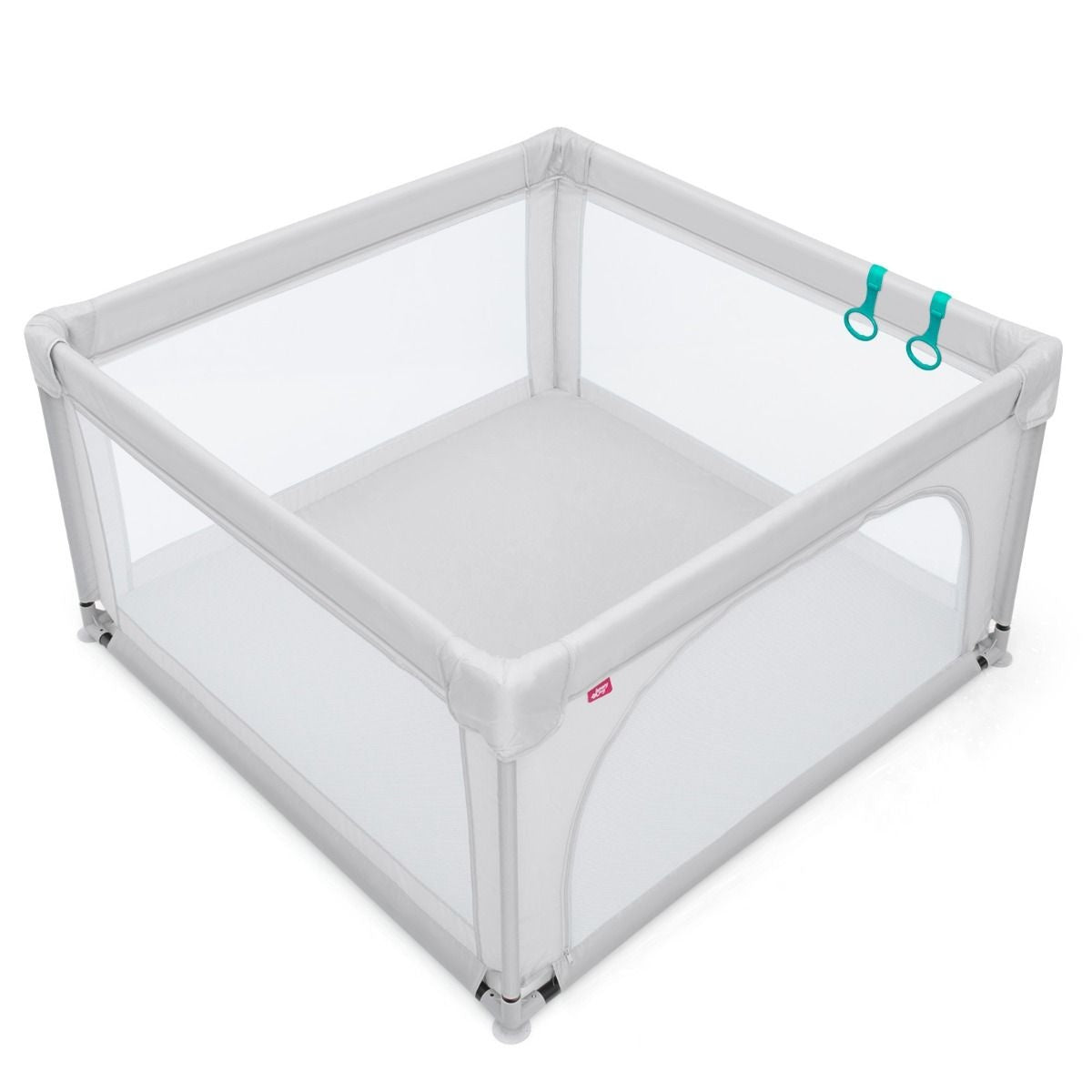 Baby Laufgitter Großes Laufgitter für Kleinkinder mit 50 Spielbällen 120 x 120 x 68 cm Grau
