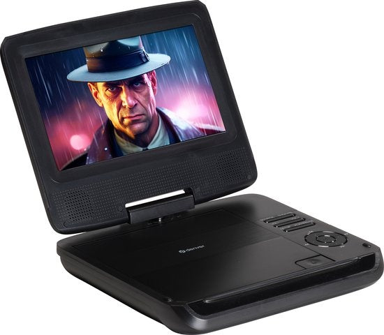 Denver Portable DVD Player Auto - 7 Zoll - inkl. Kopfstützenhalterung - USB - drehbarer Bildschirm - MT792