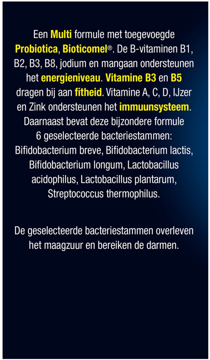 Lucovitaal Probiotics Vitamin- und Mineralienkomplex - 30 Kapseln
