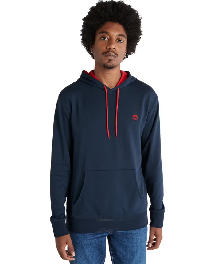 Timberland Hoodie Oyster Loopback - Männer - Navy - Größe L