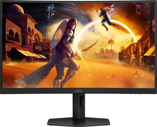 AOC C27G4ZXU – Full-HD-Curved-Monitor – Lautsprecher – USB-Hub – Ergonomisch – 280 Hz – 0,3 ms – 27 Zoll
