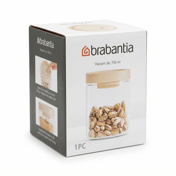 Brabantia Vakuum-Vorratsbehälter 750 ml – 11,1 x 9,7 cm