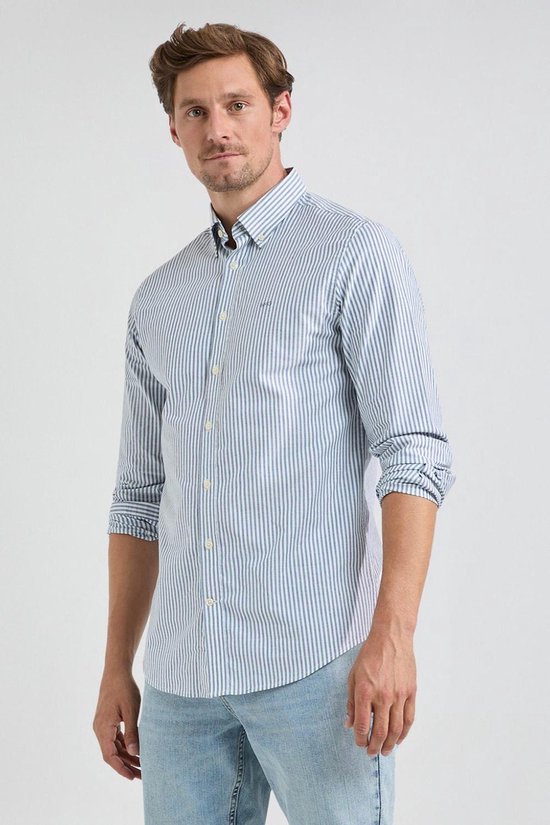 McGregor Hemd Oxford Streifen Blau - Größe XL - Männer - Hemden Casual