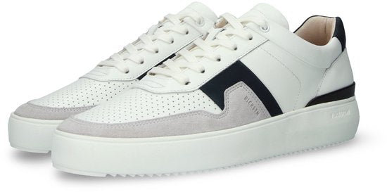 Blackstone MARBLE COLTON – DG513 Weiß Dunkelblau – Sneaker (niedrig) – Herren – Weiß – Größe: 43