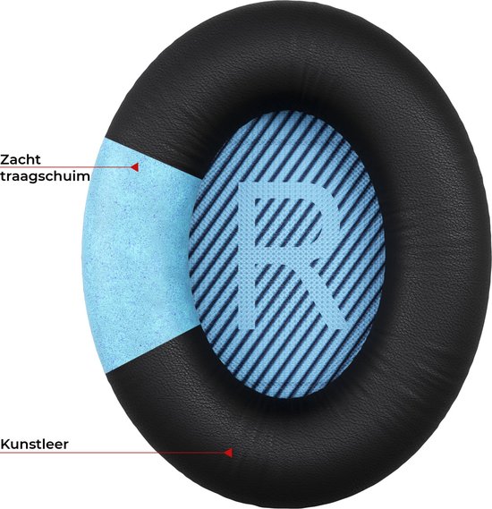 Satz Ohrpolster für Bose Kopfhörer - Bose Quietcomfort 35 ii Ohrpolster - QC2/QC15/QC25/QC35/Soundtrue/Soundlink Around-Ear ii - AE2