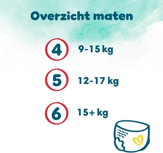 Pampers Harmonie Pants – Größe 4 (9 kg–15 kg) – 32 Windelhosen
