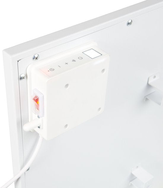 Infrarot-Heizpaneel – Princess Elektroheizung 540 W – 60 x 90 cm – Infrarot-Heizung – Infrarot-Heizpaneel 348254 – Smart – WLAN – mit App – Freistehend/Wandmontage – Energieeffizient – Bewegliches Infrarot-Heizpaneel – Weiß – Rahmenlos