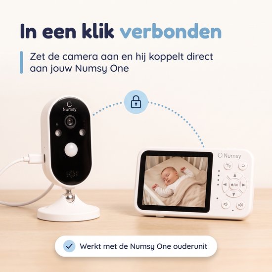 Numsy One Babyphone – Zusätzliche Kamera · Erweiterung