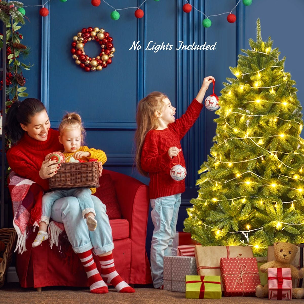 Coast 180 cm Künstlicher Weihnachtsbaum Weihnachtsbaum PVC Nadeln Kunst Baum Grün