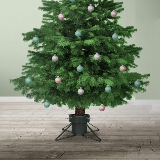 Nampook - Weihnachtsbaumständer - für 5-10 cm Stamm-Durchmesser - Wasserreservoir 1,8L - Schwarz