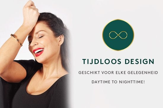 Laura Ferini Damenarmband Sera Gold - Gold Armreif - 18K Gelbgold vergoldet - Schmuck - Accessoires - Schmuck - Damenarmband - Gold