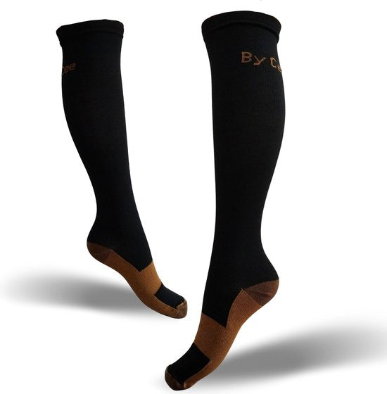 Kompressionssocken 3 Paar - Stützsocken Damen und Herren - Kompressionssocken - Laufsocken - Sportsocken - Größe 46-51 XXL