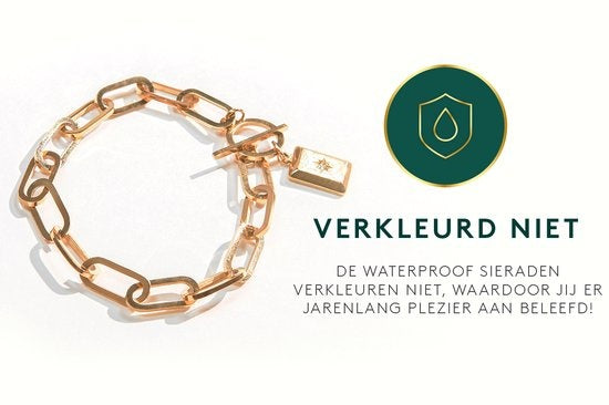 Laura Ferini Damenarmband Ruvido Gold - Goldfarbenes Gliederarmband - 18K Gelbgold plattiert - Schmuck - Accessoires - Damenarmband