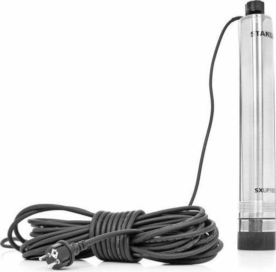 Stanley Tiefbrunnenpumpe STN-P1000SS Edelstahl 1000 W - Max. 55m - 5200 l/h