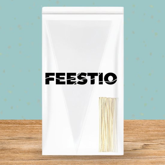Feestio Sharing Bags Gourmet Bag - 200 Stück - Süßigkeiten Taschen - Treat Bags Kinder Party - Cellophan Taschen Transparent - Geschenk-Taschen - Süßigkeiten Tasche
