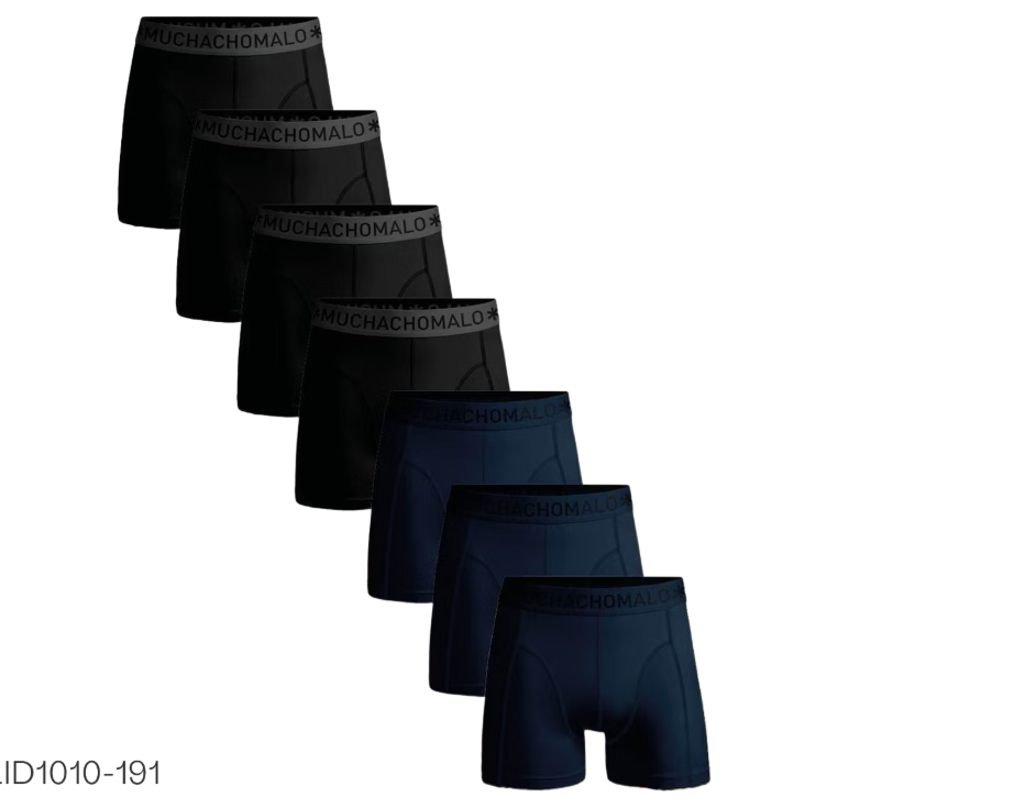Muchachomalo - Herren Boxershorts 7er-Pack - 95% Baumwolle - Comfort Fit - U-OUTLT1010