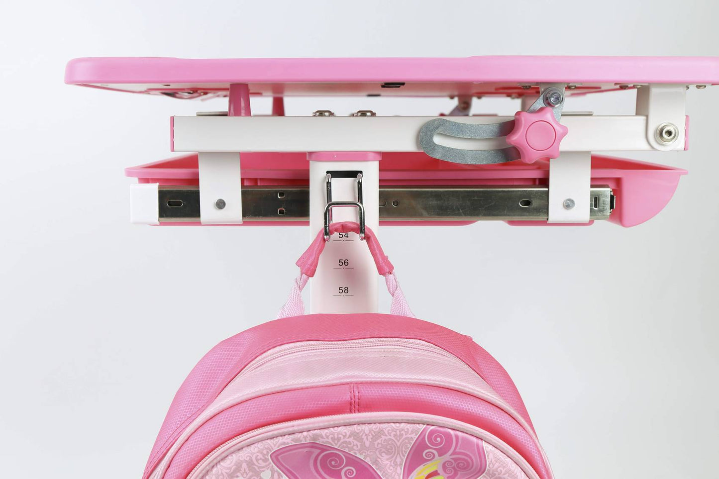 VDD World Kinderschreibtisch-Set LUMB201S - Rosa - 66 x 70 x 47 cm