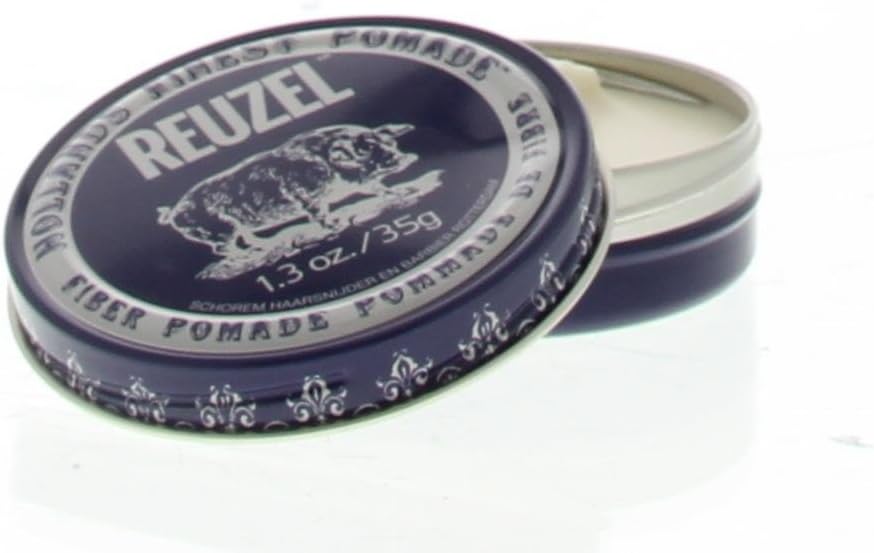 Reuzel Fiber Pomade 35 g – Haarstyling mit starkem Halt – 6,6 x 6,6 x 2,29 cm – Mehrfarbig