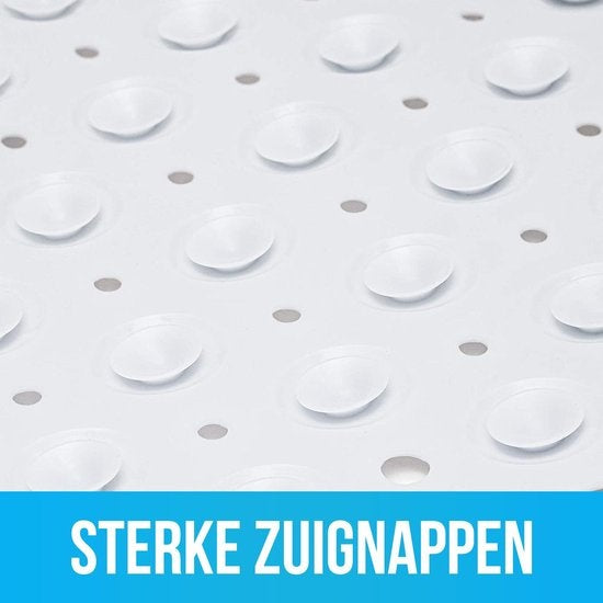 Strex Badematte / Antirutschmatte Dusche - 53x53CM - Mit Saugnäpfen - Duschmatte Antirutsch für Dusche - Badematte