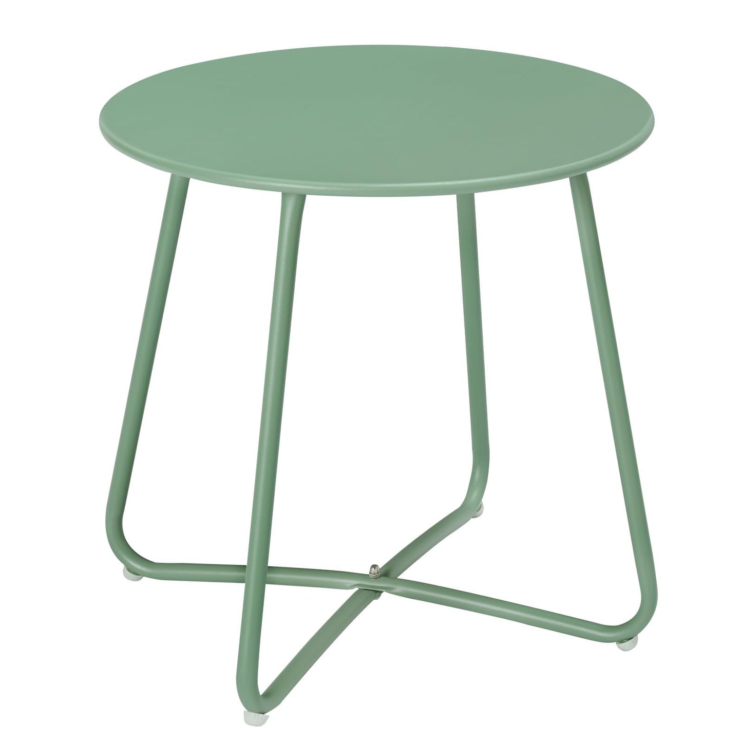 Esituro Beistelltisch – Ø 45 cm – Höhe 45 cm – Metall – Grün
