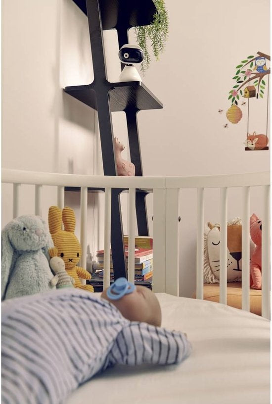 Motorola Babyphone für Kinderzimmer - VM482 - Babyphone mit Kamera - Infrarot-Nachtsicht - Digitaler Zoom - Temperaturüberwachung - Weiß
