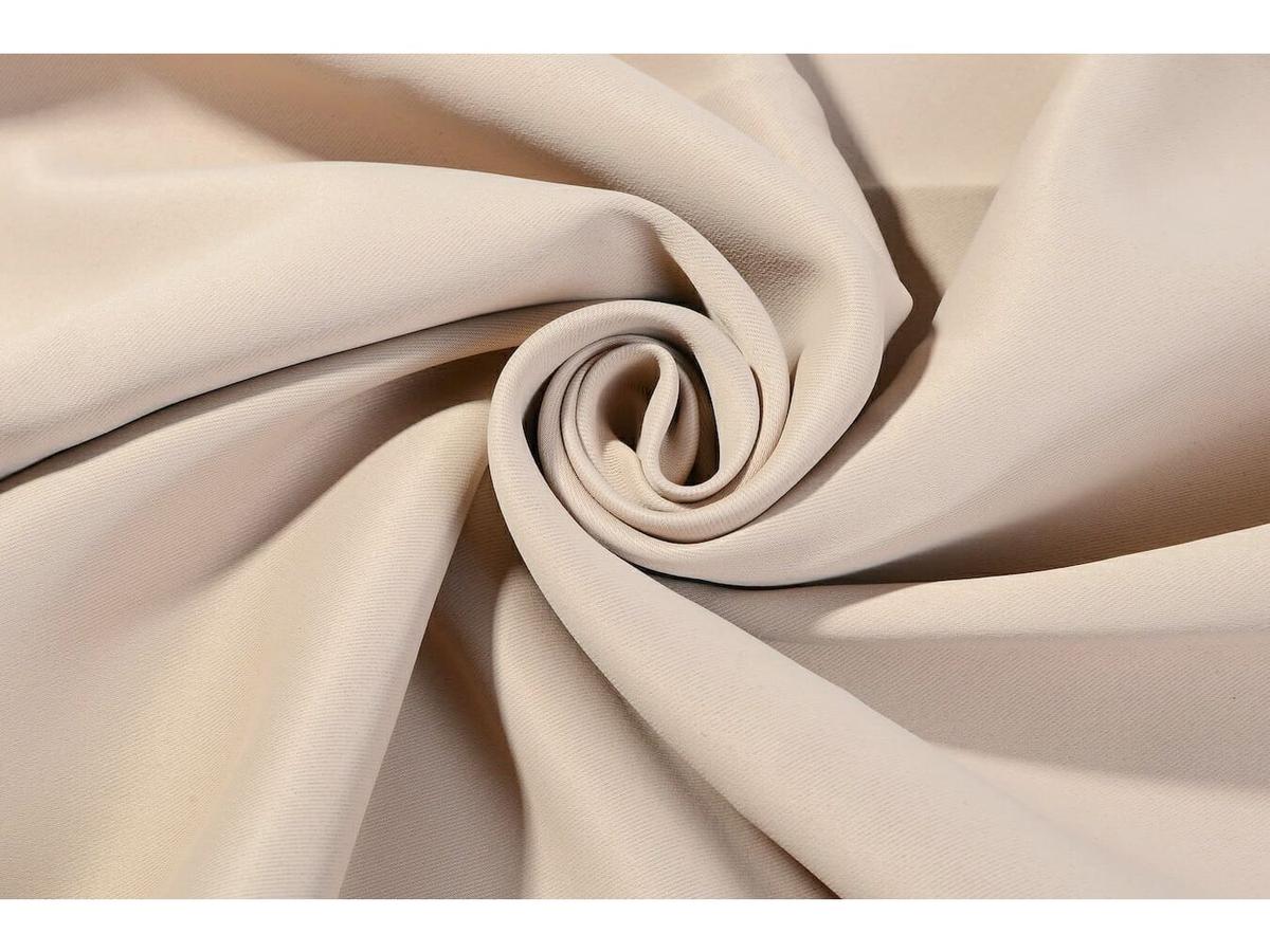 Larson Verdunkelungsvorhang – Lichtundurchlässig und wärmeisolierend – Maße 150 x 250 cm – Schwarz