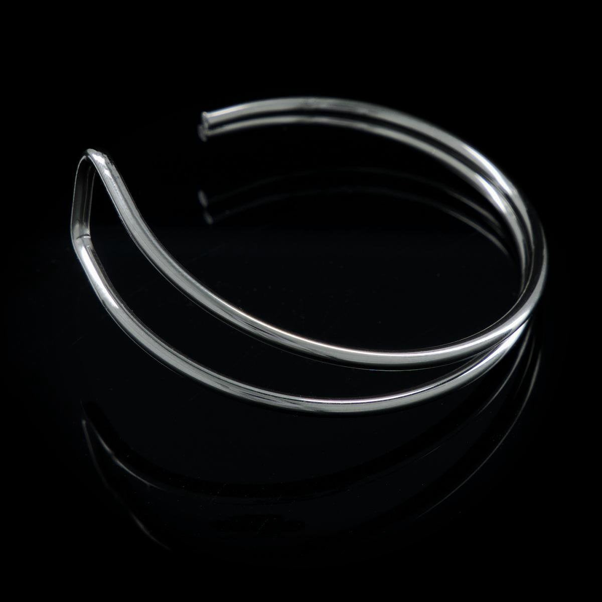 Laura Ferini Damenarmband Ridarella Silber - Silber Armreif - 18K Weißgold vergoldet - Schmuck - Accessoires - Schmuck - Damenarmband