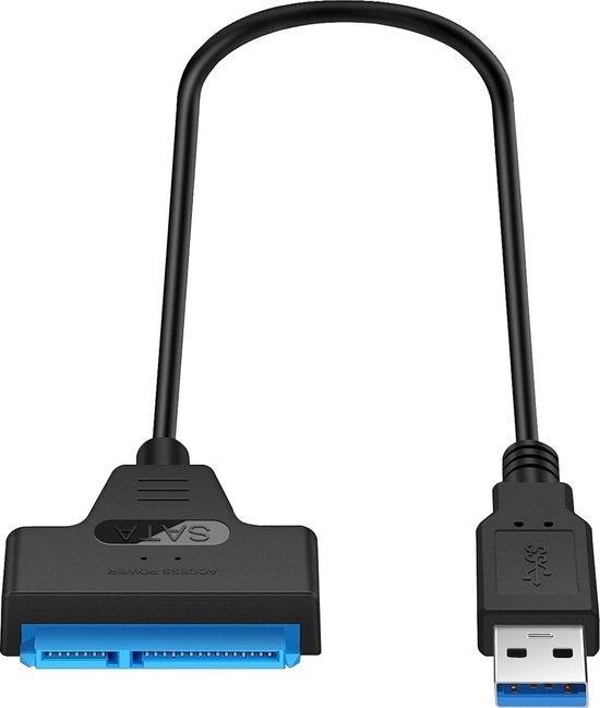 Garpex® USB 3.0 zu SATA Adapter - Datenkabel für Festplatten - SATA 7+15 22 Pin Kabel