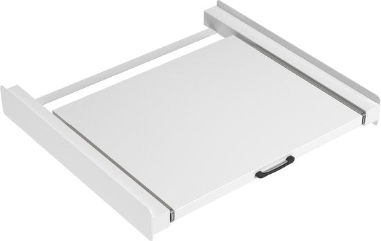 Waschhöhenausgleich® Zwischenstück für Waschmaschine und Trockner – Stapelset für Waschmaschine und Trockner – Zwischenrahmen – Für alle Modelle geeignet – Weiß
