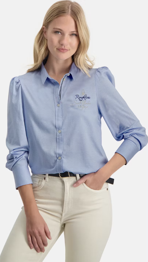 Gaastra Mystique Bluse Damen - Delphinium Blau - Größe XS