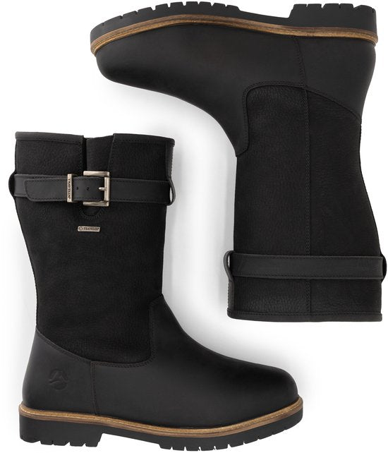 Travelin' Frostad Herren – Outdoor-Stiefel – Mit Wolle gefüttert – Schwarz