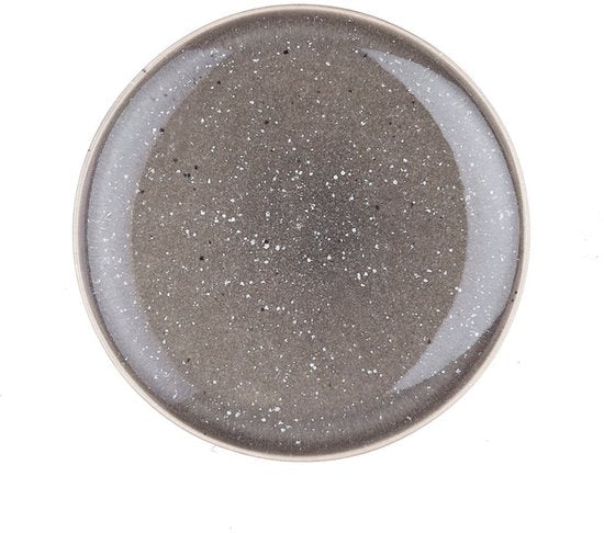 Teller STELLAR Ø18cm - 6 Stück - Betongrau