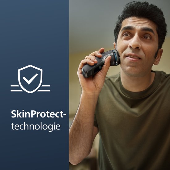 Philips Shaver 3000 Series S3343/13 – Elektrorasierer – mit Trimmer – für Männer – Dunkelgrau